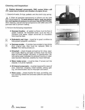 1996 Johnson Evinrude "ED" 90 LV 125C, 130, 200, 225, 250 Service Manual, P/N 507128, Page 283