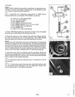 1996 Johnson Evinrude "ED" 90 LV 125C, 130, 200, 225, 250 Service Manual, P/N 507128, Page 295