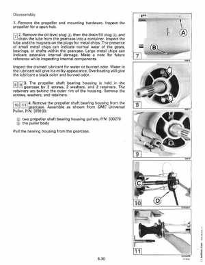 1996 Johnson Evinrude "ED" 90 LV 125C, 130, 200, 225, 250 Service Manual, P/N 507128, Page 305