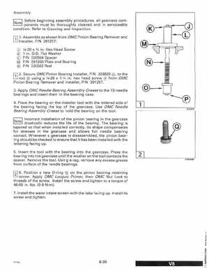 1996 Johnson Evinrude "ED" 90 LV 125C, 130, 200, 225, 250 Service Manual, P/N 507128, Page 314
