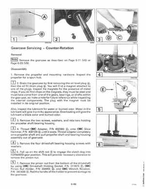 1996 Johnson Evinrude "ED" 90 LV 125C, 130, 200, 225, 250 Service Manual, P/N 507128, Page 323