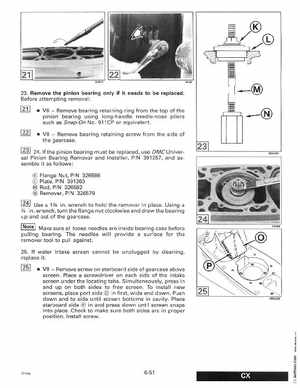 1996 Johnson Evinrude "ED" 90 LV 125C, 130, 200, 225, 250 Service Manual, P/N 507128, Page 326