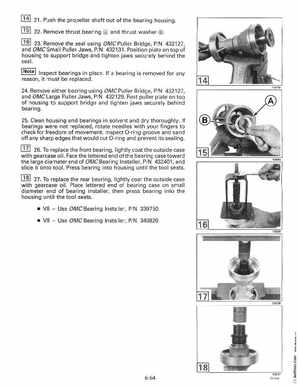 1996 Johnson Evinrude "ED" 90 LV 125C, 130, 200, 225, 250 Service Manual, P/N 507128, Page 329