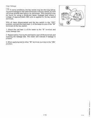 1996 Johnson Evinrude "ED" 90 LV 125C, 130, 200, 225, 250 Service Manual, P/N 507128, Page 351