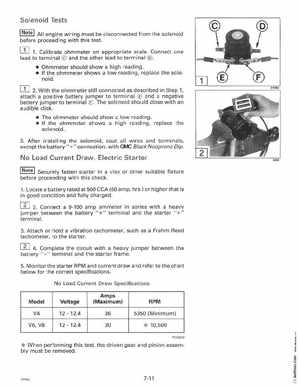 1996 Johnson Evinrude "ED" 90 LV 125C, 130, 200, 225, 250 Service Manual, P/N 507128, Page 352