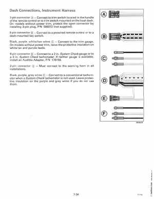 1996 Johnson Evinrude "ED" 90 LV 125C, 130, 200, 225, 250 Service Manual, P/N 507128, Page 375