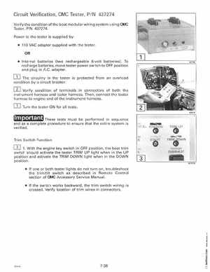 1996 Johnson Evinrude "ED" 90 LV 125C, 130, 200, 225, 250 Service Manual, P/N 507128, Page 380