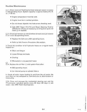 1996 Johnson Evinrude "ED" 90 LV 125C, 130, 200, 225, 250 Service Manual, P/N 507128, Page 387