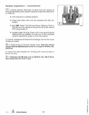 1996 Johnson Evinrude "ED" 90 LV 125C, 130, 200, 225, 250 Service Manual, P/N 507128, Page 396