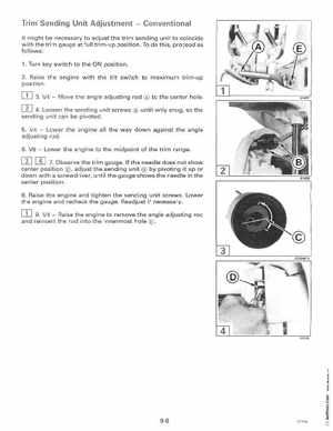 1996 Johnson Evinrude "ED" 90 LV 125C, 130, 200, 225, 250 Service Manual, P/N 507128, Page 397