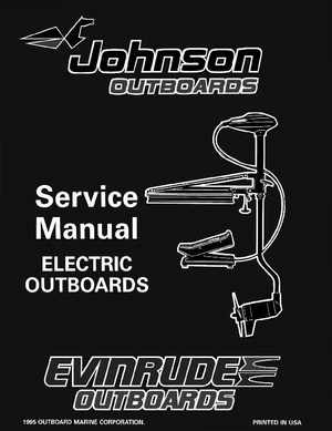 1996 Johnson Evinrude "ED" Electric Outboards Service Manual, P/N 507119, Page 1