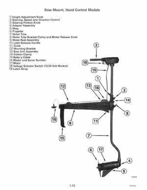 1996 Johnson Evinrude "ED" Electric Outboards Service Manual, P/N 507119, Page 16