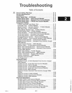 1996 Johnson Evinrude "ED" Electric Outboards Service Manual, P/N 507119, Page 27