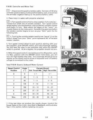 1996 Johnson Evinrude "ED" Electric Outboards Service Manual, P/N 507119, Page 34