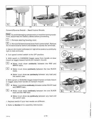 1996 Johnson Evinrude "ED" Electric Outboards Service Manual, P/N 507119, Page 40