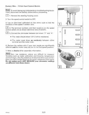 1996 Johnson Evinrude "ED" Electric Outboards Service Manual, P/N 507119, Page 47