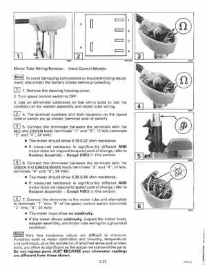 1996 Johnson Evinrude "ED" Electric Outboards Service Manual, P/N 507119, Page 48