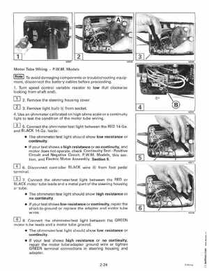 1996 Johnson Evinrude "ED" Electric Outboards Service Manual, P/N 507119, Page 50