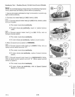 1996 Johnson Evinrude "ED" Electric Outboards Service Manual, P/N 507119, Page 61