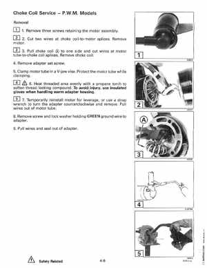 1996 Johnson Evinrude "ED" Electric Outboards Service Manual, P/N 507119, Page 124