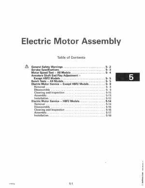1996 Johnson Evinrude "ED" Electric Outboards Service Manual, P/N 507119, Page 130