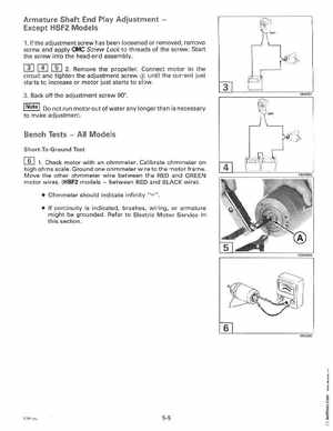 1996 Johnson Evinrude "ED" Electric Outboards Service Manual, P/N 507119, Page 134