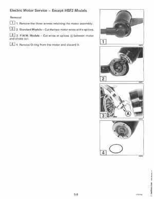 1996 Johnson Evinrude "ED" Electric Outboards Service Manual, P/N 507119, Page 137