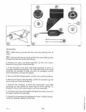 1996 Johnson Evinrude "ED" Electric Outboards Service Manual, P/N 507119, Page 138