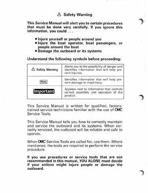 1996 Johnson/Evinrude Outboards 2 thru 8 Service Manual, Page 2