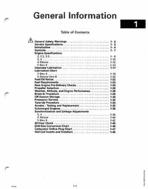 1996 Johnson/Evinrude Outboards 2 thru 8 Service Manual, Page 7