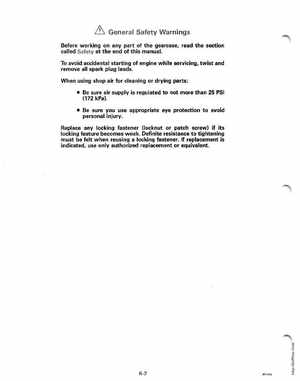 1996 Johnson/Evinrude Outboards 2 thru 8 Service Manual, Page 201