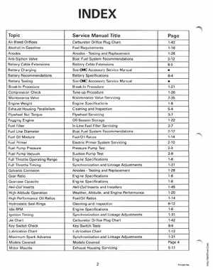 1996 Johnson/Evinrude Outboards 25, 35 3-Cylinder Service Manual, Page 4
