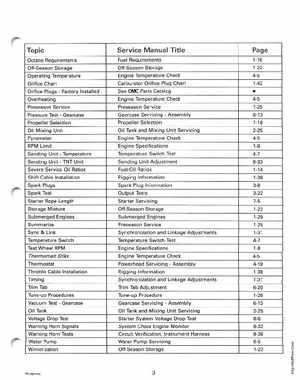 1996 Johnson/Evinrude Outboards 25, 35 3-Cylinder Service Manual, Page 5