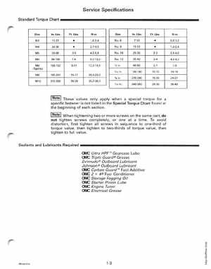 1996 Johnson/Evinrude Outboards 25, 35 3-Cylinder Service Manual, Page 9