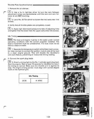1996 Johnson/Evinrude Outboards 25, 35 3-Cylinder Service Manual, Page 39
