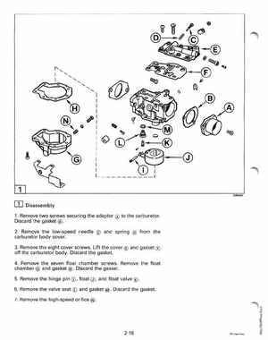 1996 Johnson/Evinrude Outboards 25, 35 3-Cylinder Service Manual, Page 70