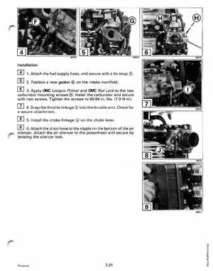 1996 Johnson/Evinrude Outboards 25, 35 3-Cylinder Service Manual, Page 75