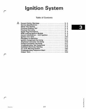 1996 Johnson/Evinrude Outboards 25, 35 3-Cylinder Service Manual, Page 94