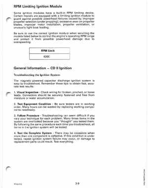 1996 Johnson/Evinrude Outboards 25, 35 3-Cylinder Service Manual, Page 102