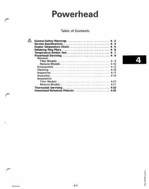 1996 Johnson/Evinrude Outboards 25, 35 3-Cylinder Service Manual, Page 124