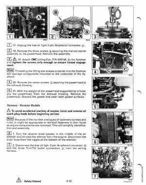 1996 Johnson/Evinrude Outboards 25, 35 3-Cylinder Service Manual, Page 133