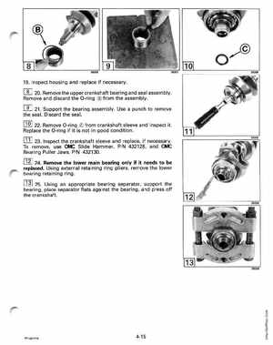 1996 Johnson/Evinrude Outboards 25, 35 3-Cylinder Service Manual, Page 138