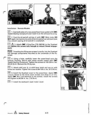 1996 Johnson/Evinrude Outboards 25, 35 3-Cylinder Service Manual, Page 154