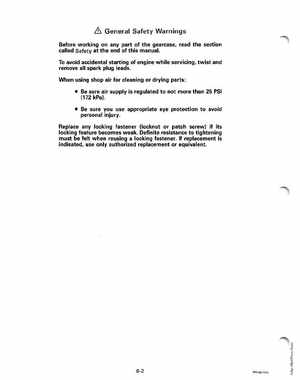 1996 Johnson/Evinrude Outboards 25, 35 3-Cylinder Service Manual, Page 195