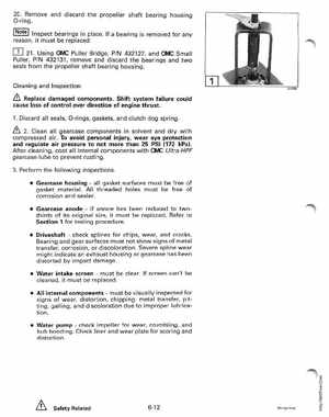 1996 Johnson/Evinrude Outboards 25, 35 3-Cylinder Service Manual, Page 205