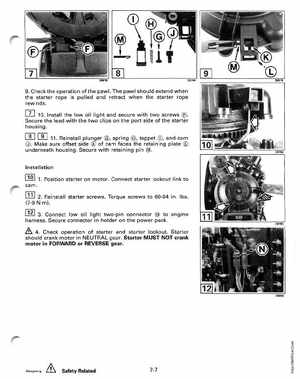 1996 Johnson/Evinrude Outboards 25, 35 3-Cylinder Service Manual, Page 224