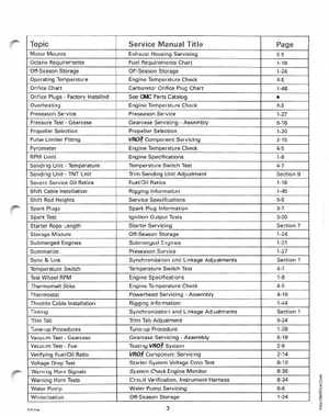 1996 Johnson/Evinrude Outboards 50 thru 70 3-Cylinder Service Manual, Page 5