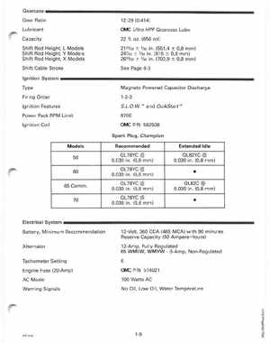 1996 Johnson/Evinrude Outboards 50 thru 70 3-Cylinder Service Manual, Page 15