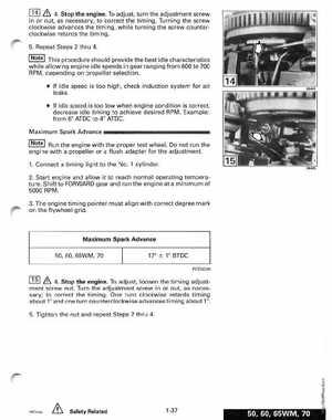 1996 Johnson/Evinrude Outboards 50 thru 70 3-Cylinder Service Manual, Page 43