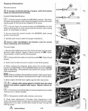 1996 Johnson/Evinrude Outboards 50 thru 70 3-Cylinder Service Manual, Page 50